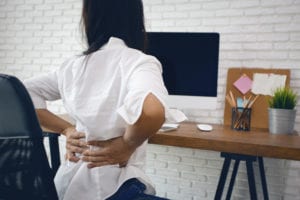 desk back pain